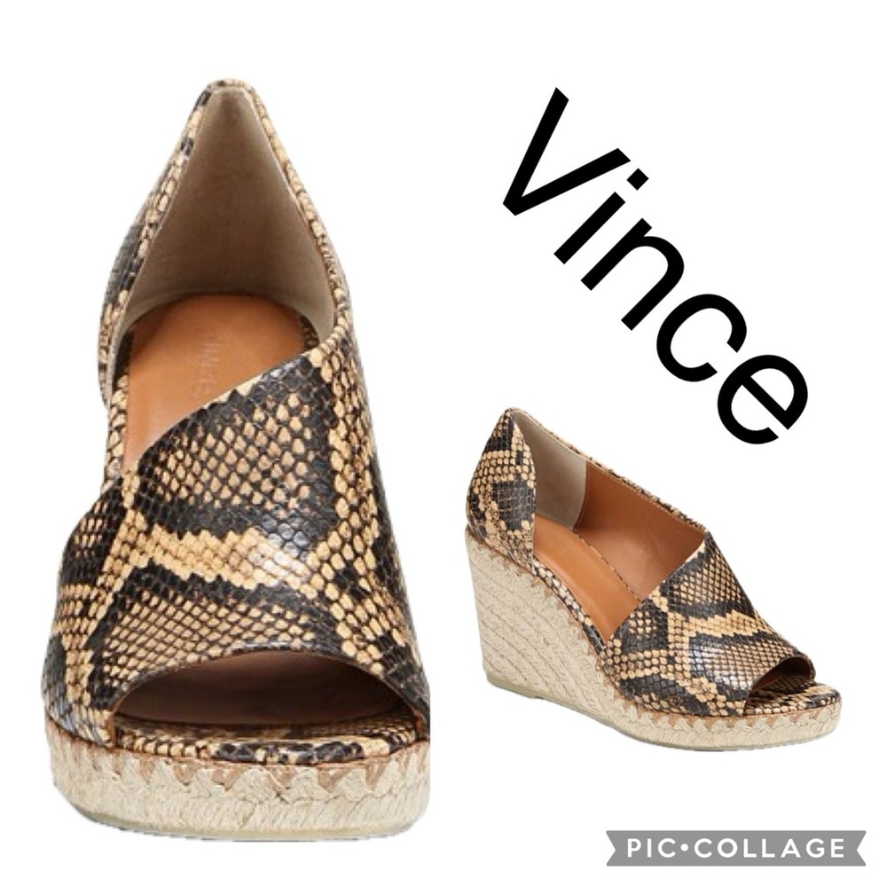 (Z)Vince Sonora Alpargata Wedge‎ size 8.5 M